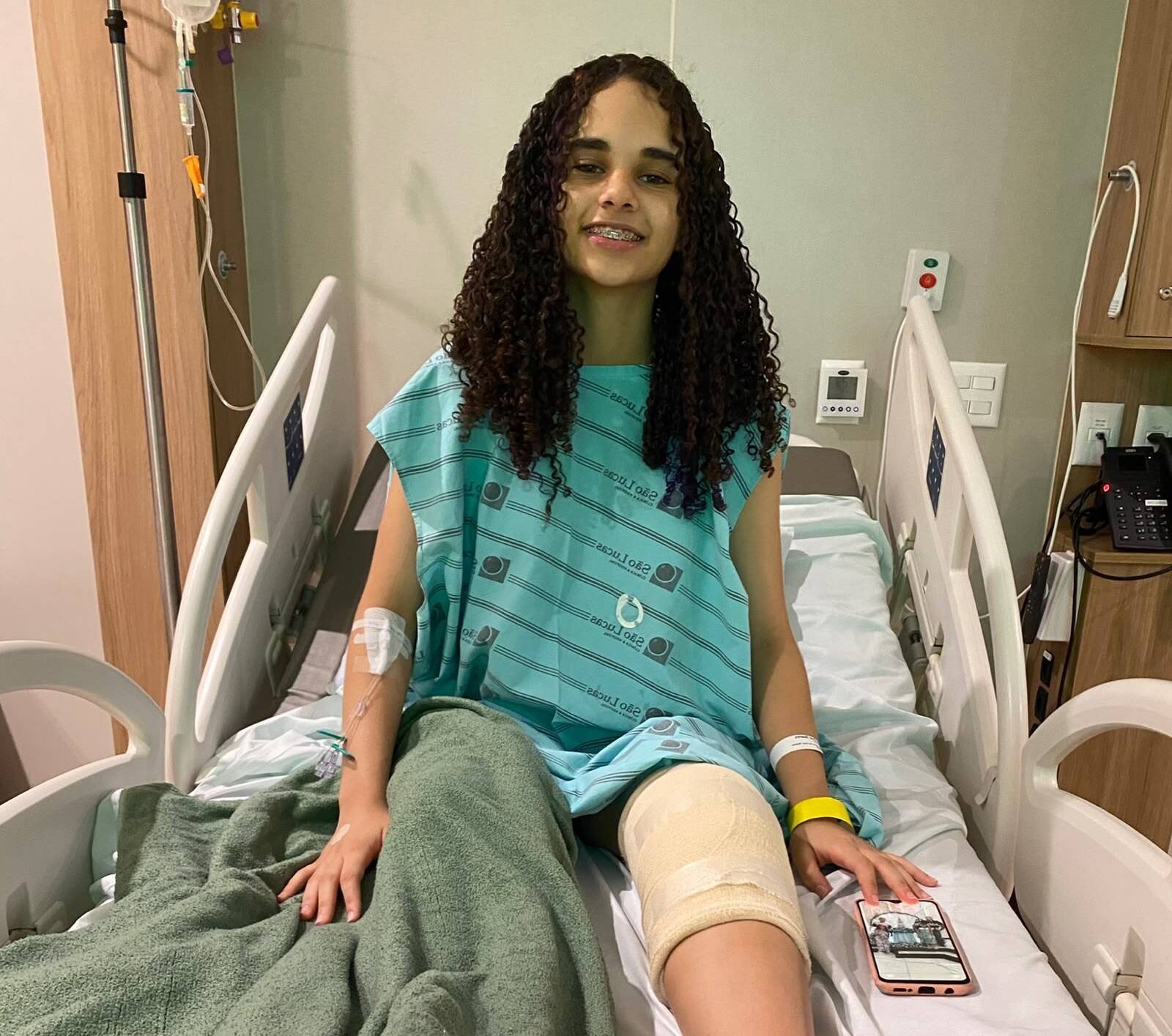 Em recuperação de lesão no joelho, sergipana Lívia Cauane faz nova cirurgia