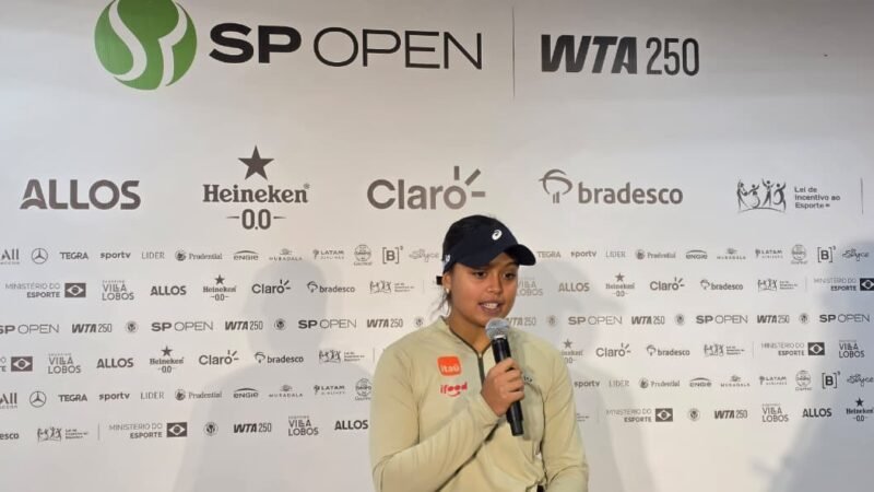 Com saques potentes, Naná Silva chega ao SP Open com status de destaque e embalada pelo US Open