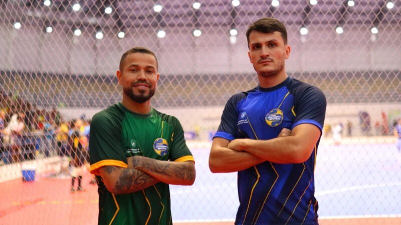 Desafio X1 de Vassoura e Gustavo Simon agita público na segunda noite da Copa Santarém de Futsal