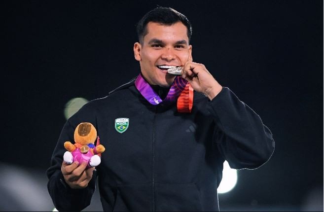 Amazonense Pedro Nunes conquista prata no lançamento de dardo nos Jogos Sul-Americanos