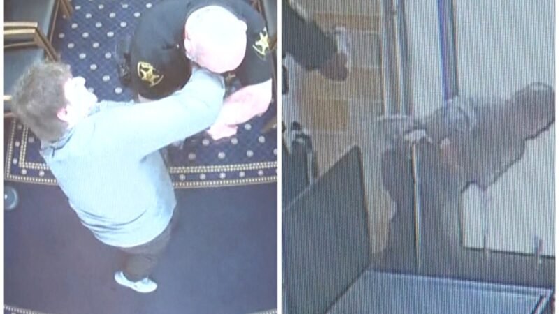 VÍDEO: Homem quebra algemas, ataca policiais e tenta fugir de tribunal após receber sentença nos EUA