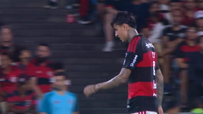 Pulgar sofre pancada e deixa jogo do Flamengo com dores no primeiro tempo