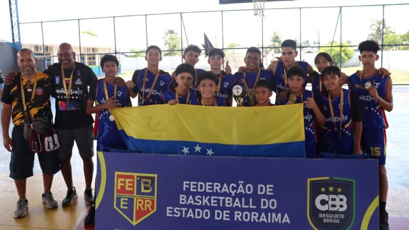 Time da Venezuela vence Copa Fronteira de Basquete Sub-14
