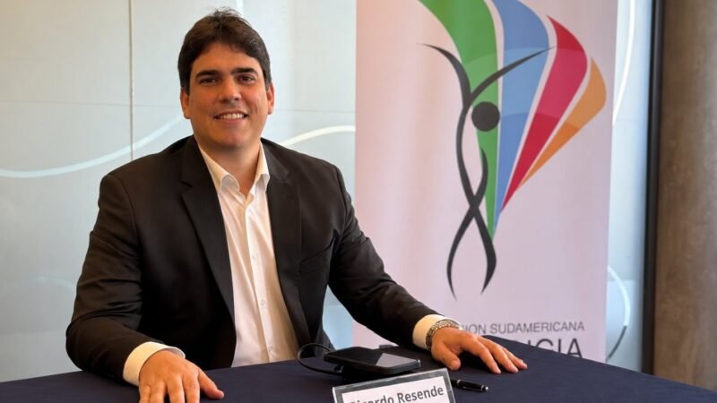 Ricardo Resende é reeleito vice-presidente da Confederação Sul-Americana de Ginástica