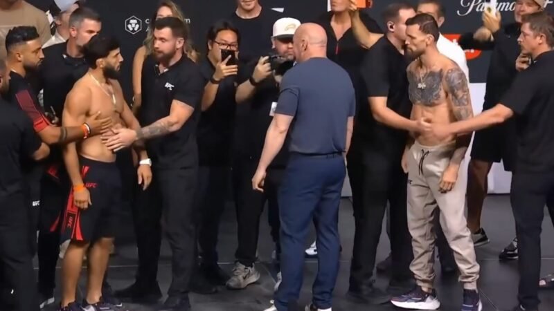 UFC 331: Clima esquenta nas encaradas das lutas principais