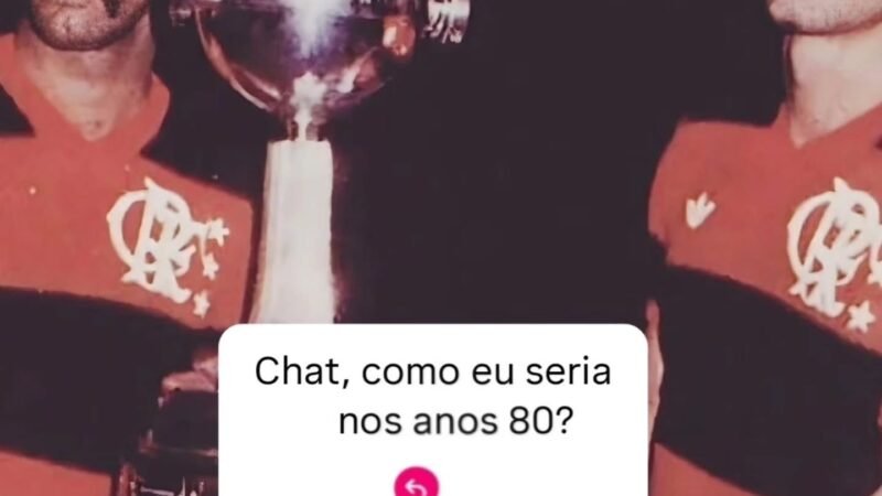 Flamengo entra na trend dos anos 80 e brinca: “Trabalho mais fácil do chat”; veja imagens