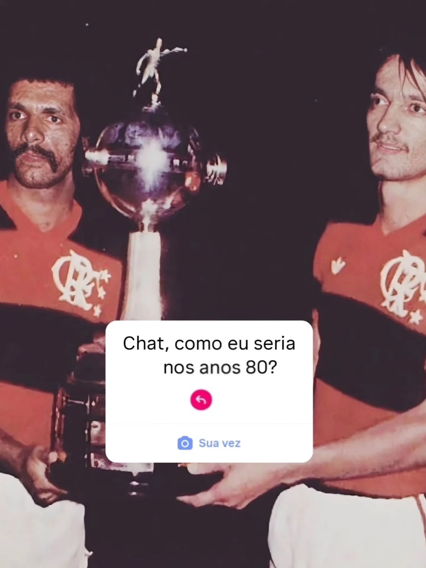 Flamengo entra na trend dos anos 80 e brinca: “Trabalho mais fácil do chat”; veja imagens