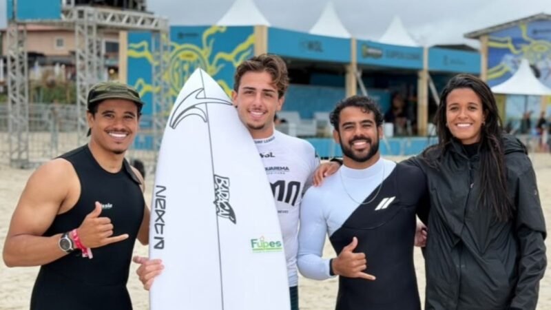 Surfistas de Santos disputam o Saquarema Surf Festival de olho na elite mundial