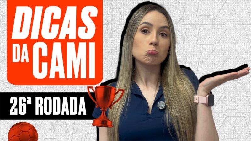 Dicas da Cami: cartoleira busca recuperação na rodada #26 do Brasileirão com estrelas do Flamengo