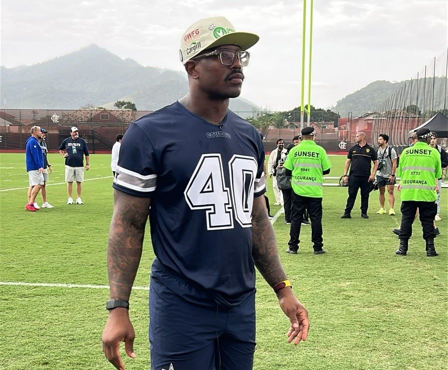 NFL no Rio: Ex-MVP do Super Bowl elogia culinária brasileira e chama Maracanã de “lendário”