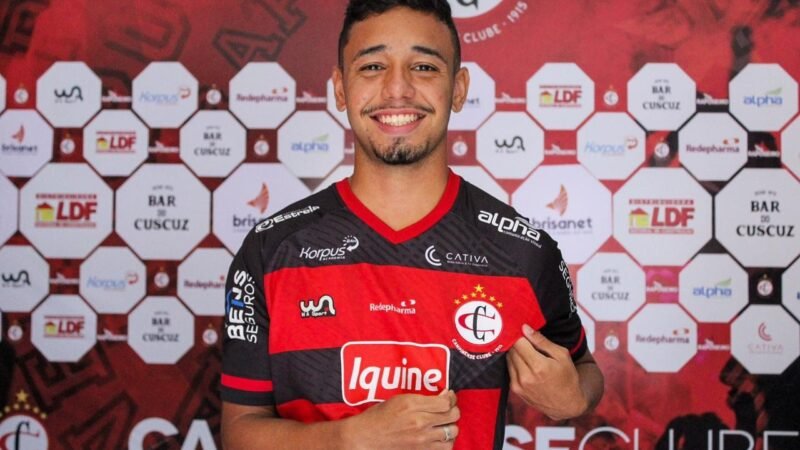 Serra Branca anuncia acerto com o volante Wendel Barros, ex-Campinense e Luverdense