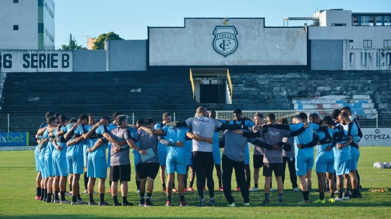 Treze define data para voltar a treinar no Estádio Presidente Vargas e detalha pré-temporada