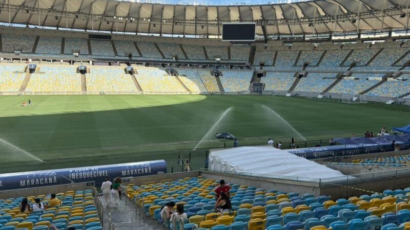Maracanã faz intercâmbio com Neo Química Arena para conter danos de jogo da NFL ao gramado
