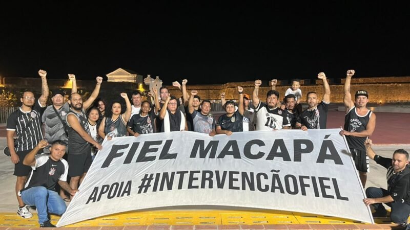 No aniversário do Corinthians, Fiel Fort Macapá protesta e doa sangue para salvar vidas