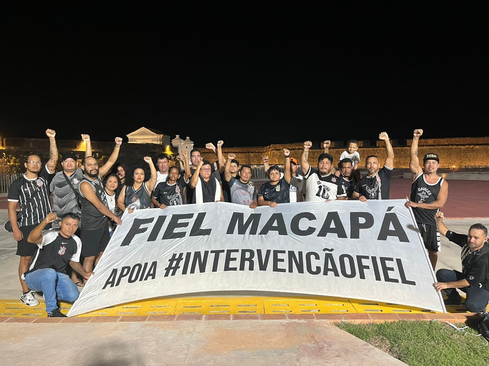 No aniversário do Corinthians, Fiel Fort Macapá protesta e doa sangue para salvar vidas