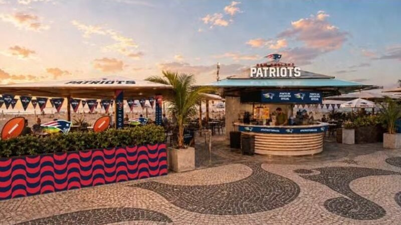 NFL: New England Patriots vai inaugurar quiosque temático na Praia de Copacabana