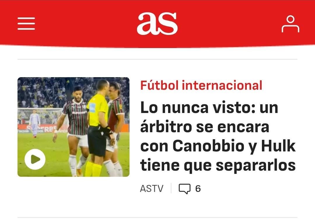 Fluminense critica árbitro por peitada em Canobbio: “Postura de confronto físico incompatível”