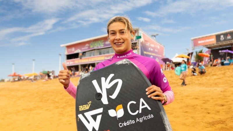 Luana e Nicolle brilham no 3º dia da etapa capixaba do Circuito Mundial de bodyboarding