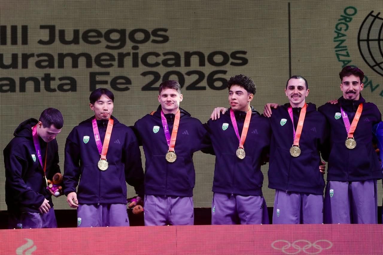 Brasil é tricampeão na ginástica artística masculina nos Jogos Sul-Americanos