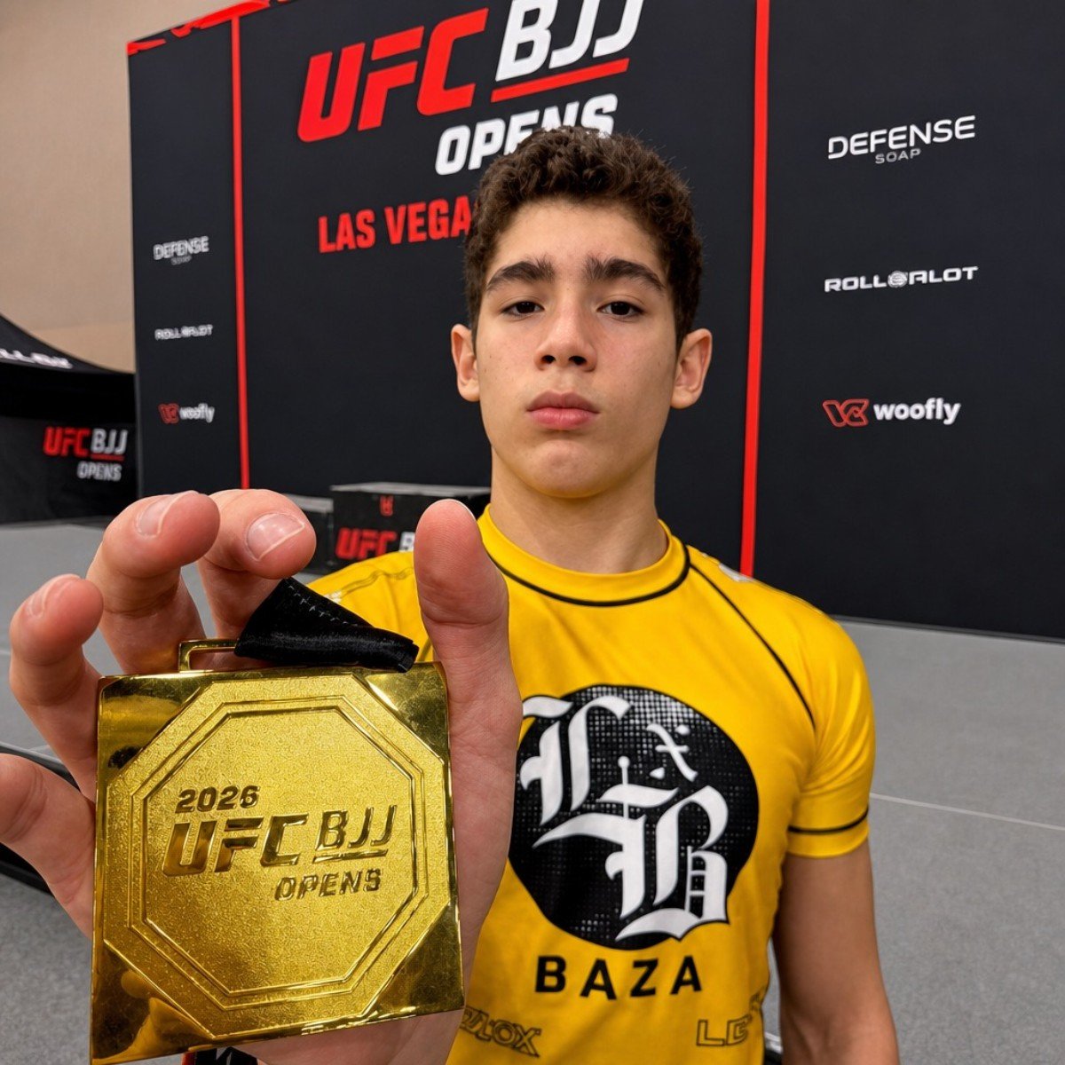 Campeão de evento do UFC, capixaba de 13 anos tem Jacaré como ídolo e desponta no jiu-jítsu