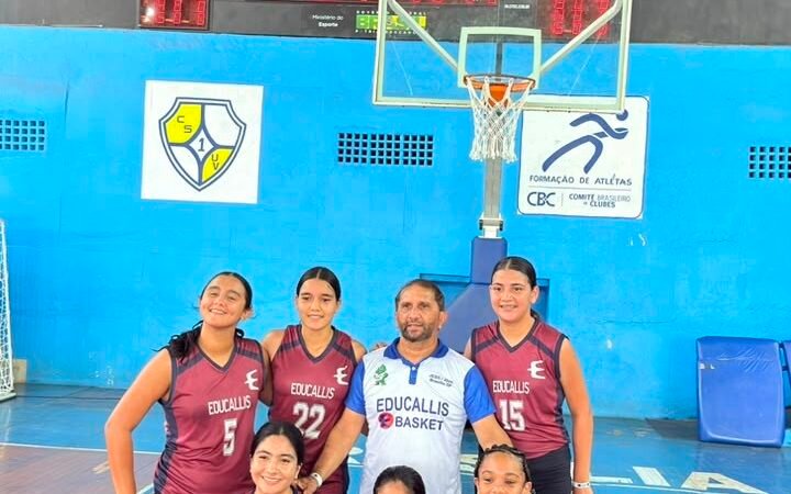 Maranhão vence na estreia e segue para Grupo Prata nos JEBs pelo basquete infantil feminino
