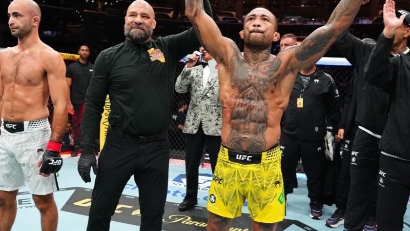 Joanderson Tubarão ganha mais uma no UFC: “Não tô aqui pra lutar por cinturão, quero dinheiro!”