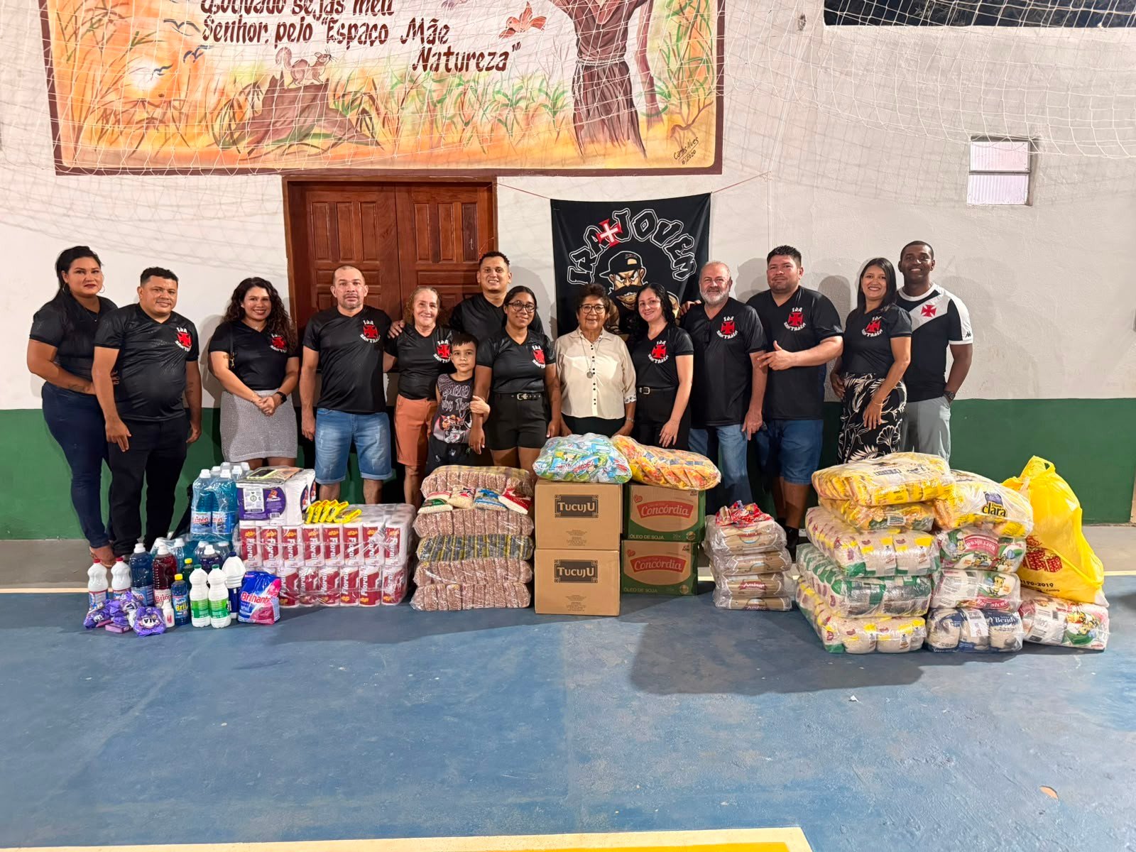 Solidariedade: Ira Jovem Vasco Santarém realiza ação social no Espaço Mãe Natureza