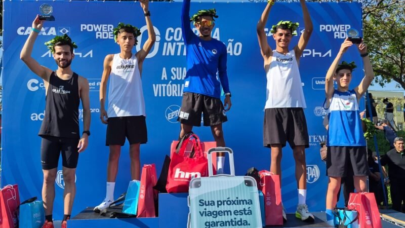 Jovem de 16 anos troca futebol pela corrida e chega em 5º na Integração