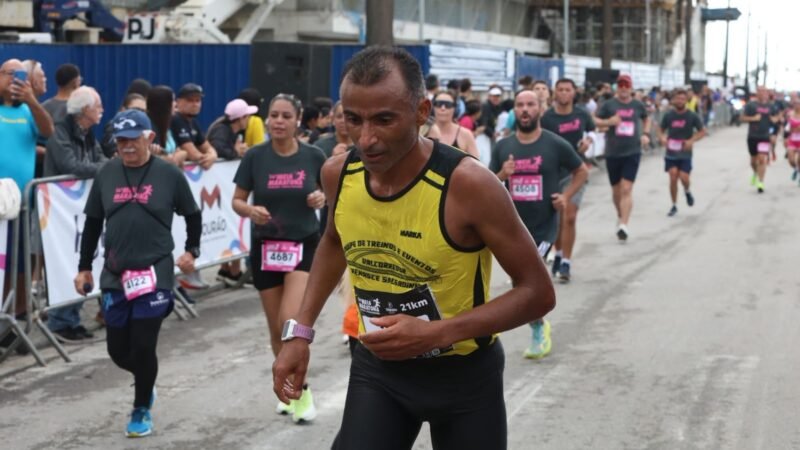 Damião Anselmo de Souza e Maria Aparecida Ferraz vencem a 14ª Meia Maratona Tribuna Praia Grande