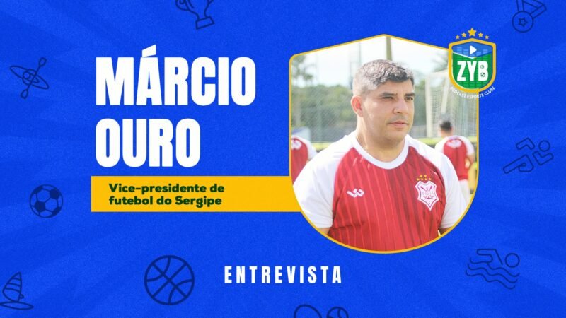 Vice de futebol do Sergipe, Márcio Ouro é o convidado do ZYB desta quarta