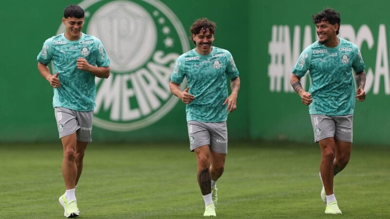 Cinco convocados voltam, e Palmeiras treina finalizações antes de partida contra o Bahia