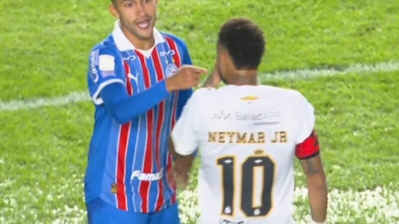 Sóbis diz que Nestor, do Bahia, entrou na mente do Neymar: “Craque do jogo”
