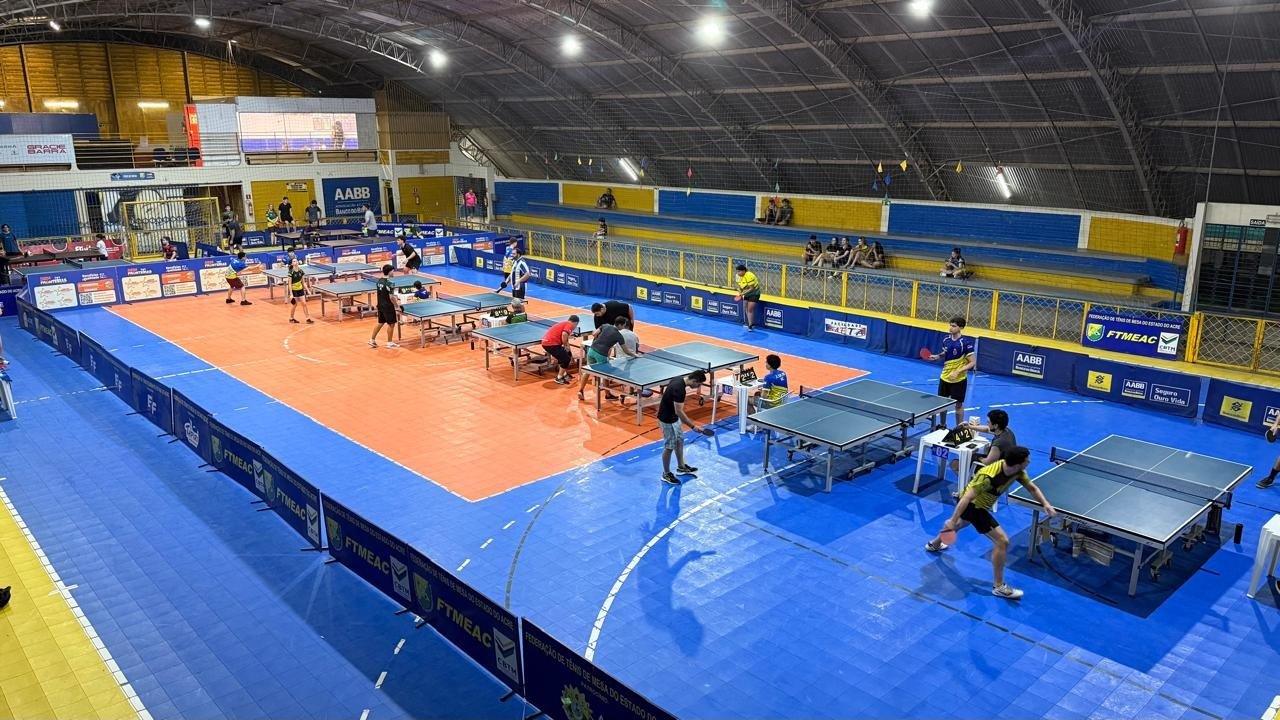 Com mais de 50 inscritos, penúltima etapa do Acreano de Tênis de Mesa começa nesta sexta-feira