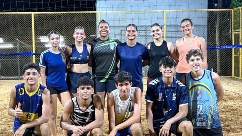 Seleção acreana sub-17 de vôlei de praia inicia treinos em Rio Branco com 10 atletas