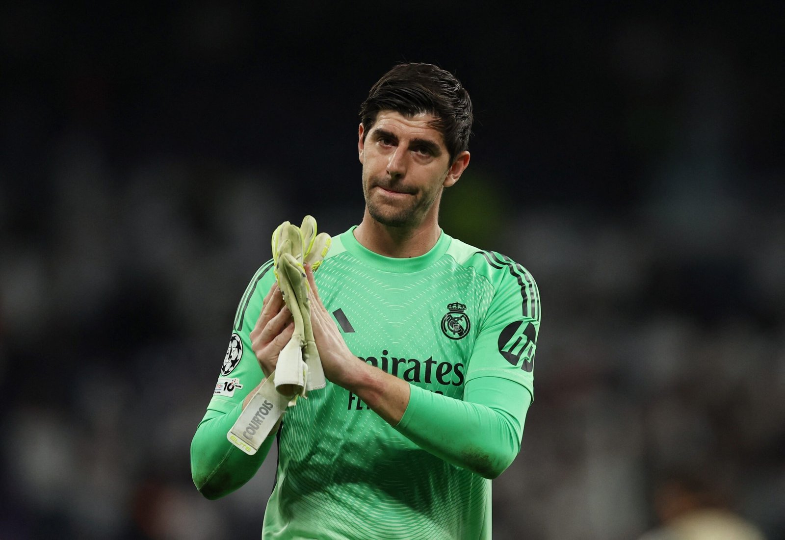 Real Madrid perde Courtois de última hora para clássico contra o Barcelona