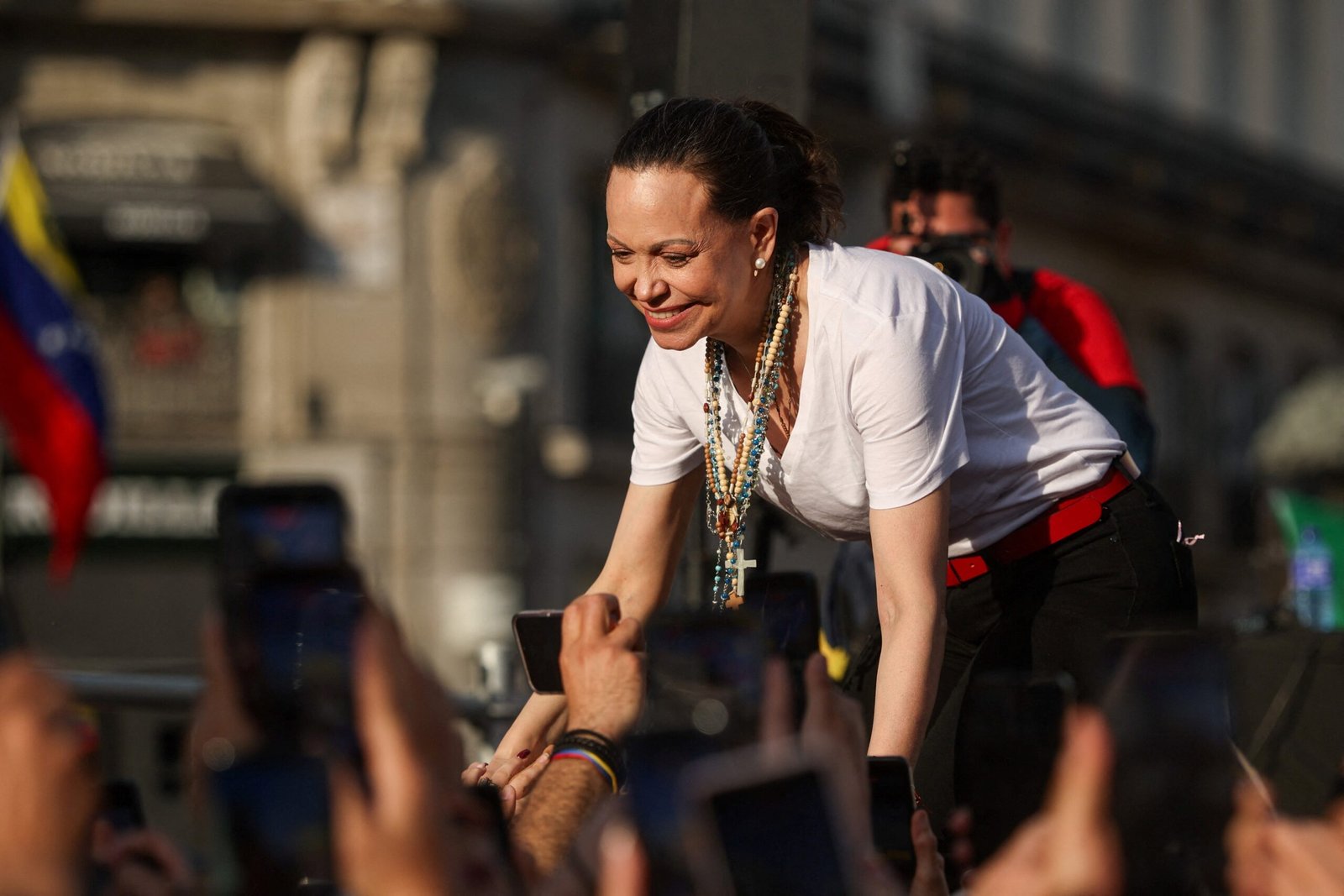 María Corina Machado diz que EUA sugeriram eleições presidenciais na Venezuela em 2027