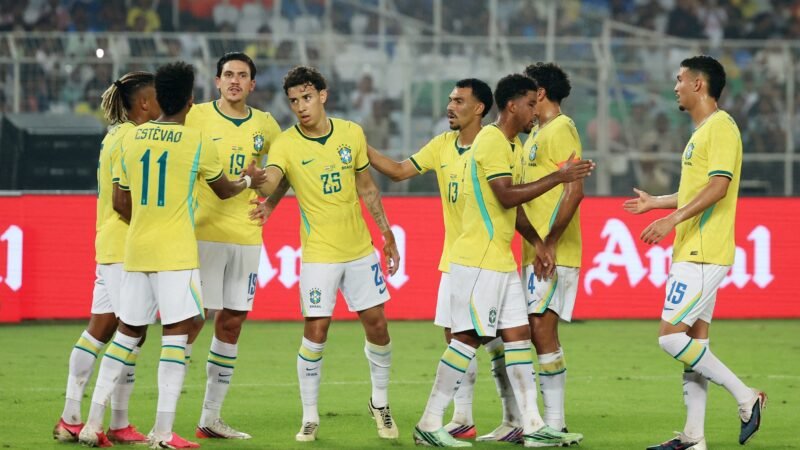 Bruno Guimarães diz que nível da Índia condicionou ritmo do Brasil: “Se apertasse, era jogo para oito gols”