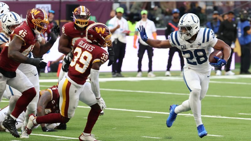 Colts vencem Commanders em jogo com quebra de recordes internacionais da NFL em Londres