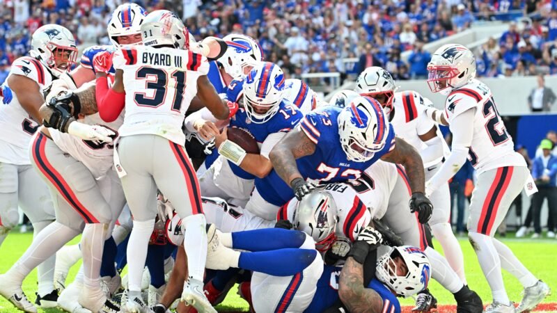 Patriots seguram Josh Allen e quebram invencibilidade dos Bills na NFL