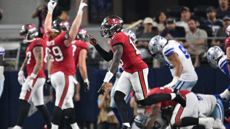 Quarterback novato lidera, Buccaneers chocam os Cowboys e vencem a 1ª na NFL