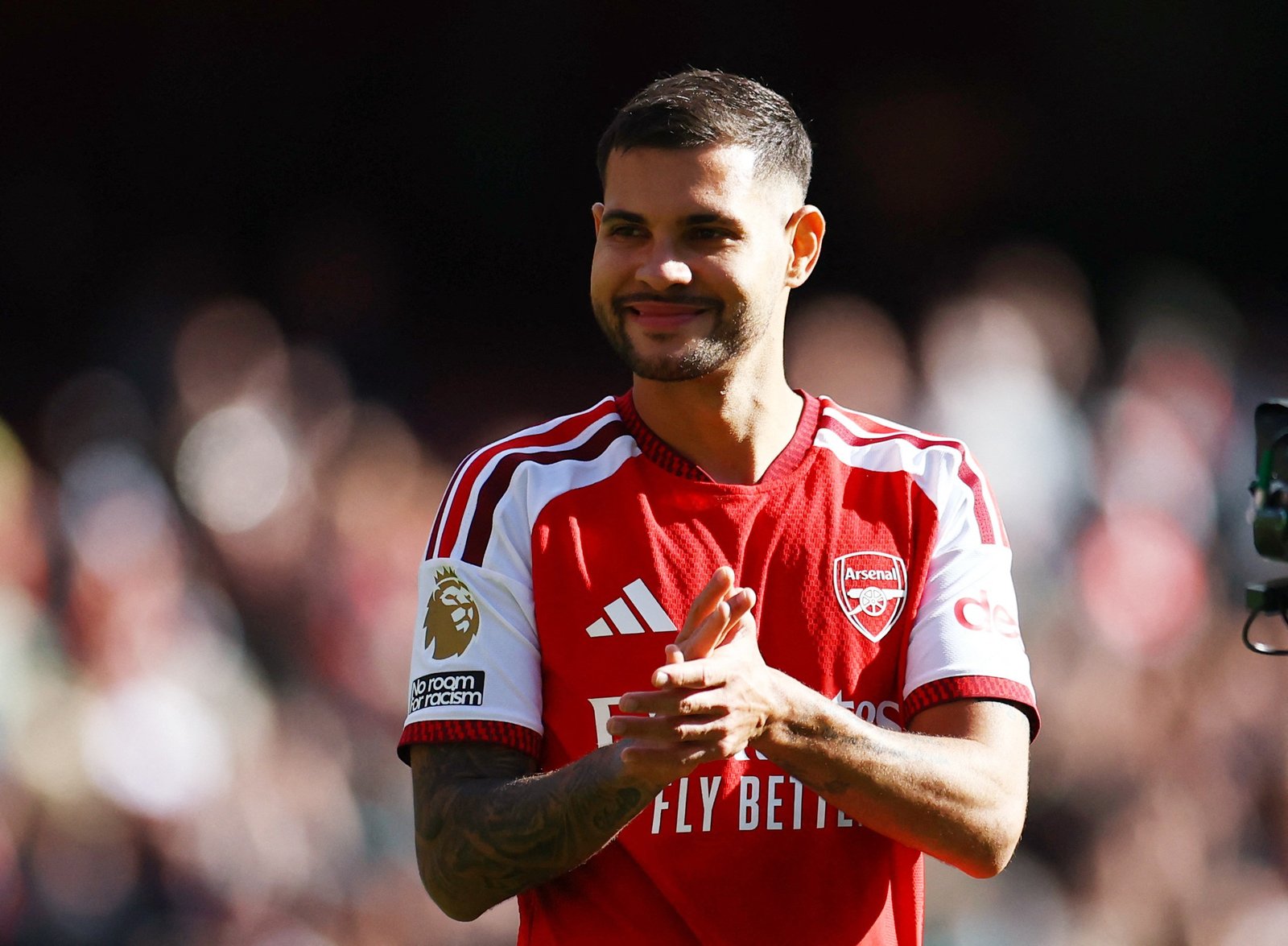 Bruno Guimarães fala em “sensação única” após primeiro gol na casa do Arsenal