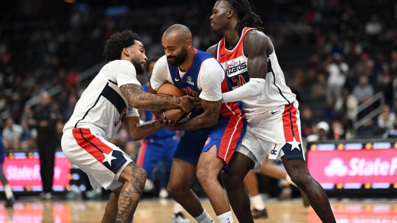 Clima quente: tretas e expulsões marcam Pistons x Wizards pela pré-temporada da NBA; veja