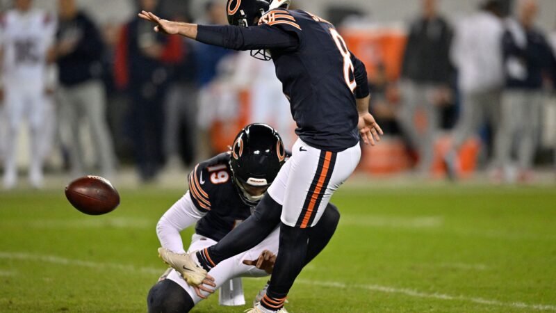 Cairo Santos quebra recorde pessoal e sela vitória dos Bears sobre os Patriots