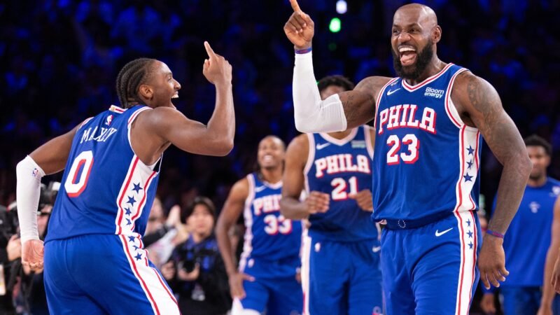 LeBron vive maior virada da carreira, e 76ers vencem Cavs após desvantagem de 29 pontos