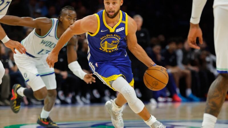Aos 38 anos, Curry anota 44 pontos em vitória dos Warriors e iguala recorde de LeBron na NBA