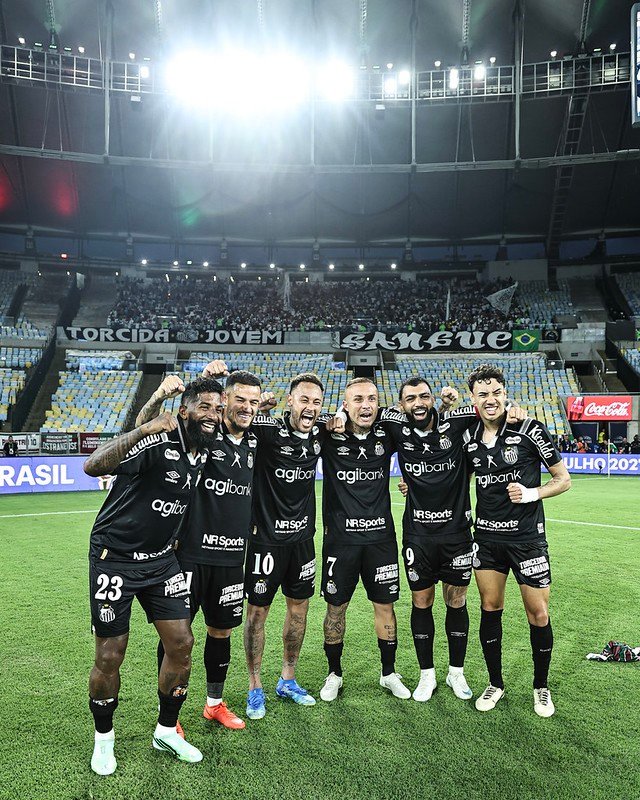 Neymar posta foto com quinteto do Santos e brinca com Messi e Beckham: “Inter Miami do Brasil”