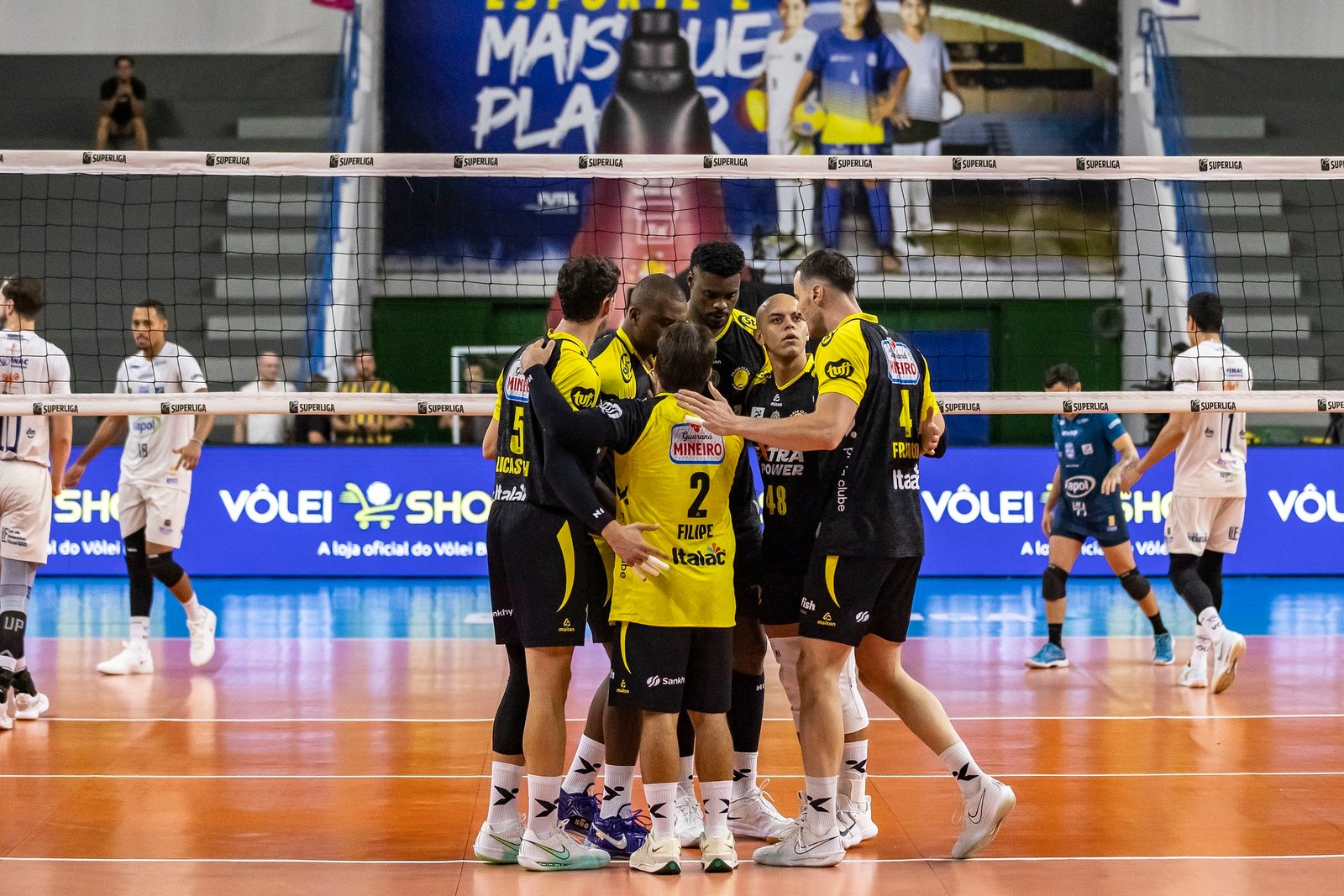 Praia Clube vence São José em casa e estreia com vitória na Superliga Masculina