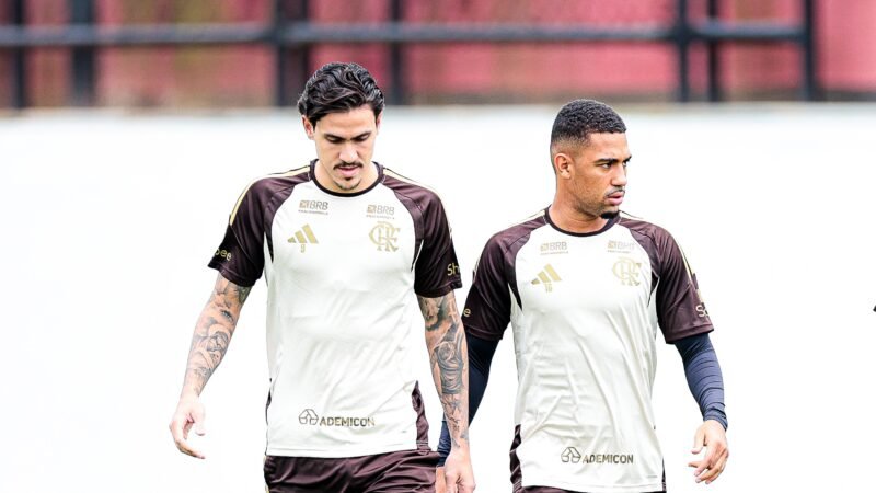 Pedro e Lino se reapresentam ao Flamengo e voltam a treinar após jogos da Seleção
