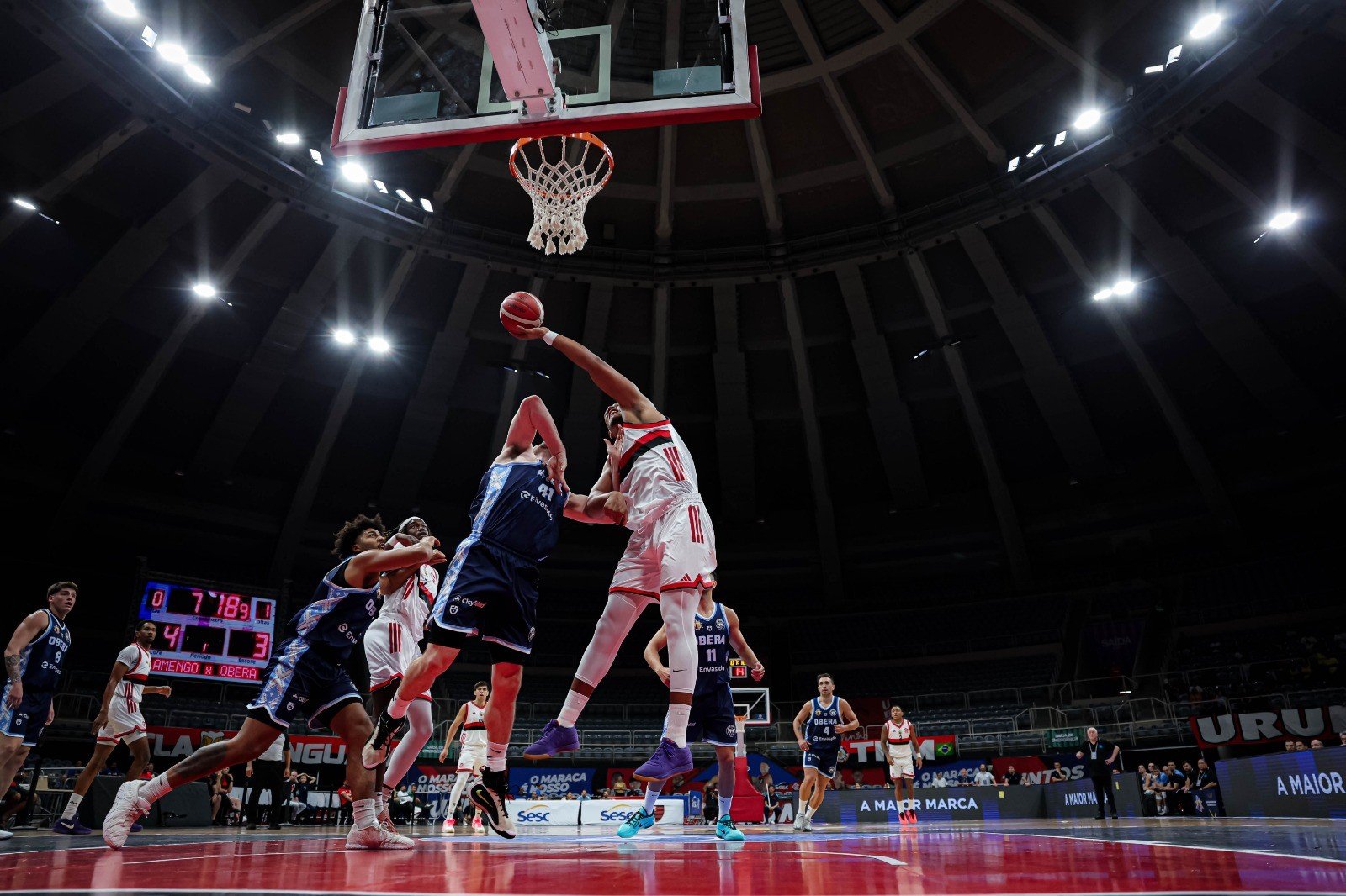 Flamengo vence Oberá (ARG) e conquista segunda vitória na Liga Sul-Americana de Basquete