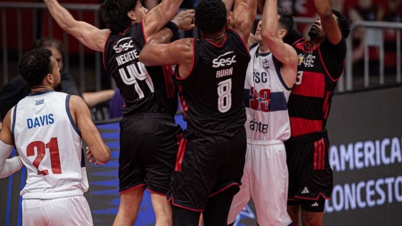 Flamengo vence Defensor (URU) e avança invicto às quartas na Liga Sul-Americana de Basquete